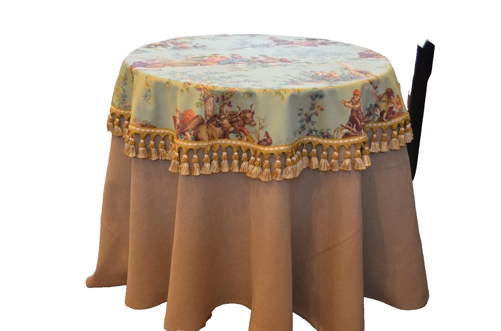 Toile Round Tablecloths
