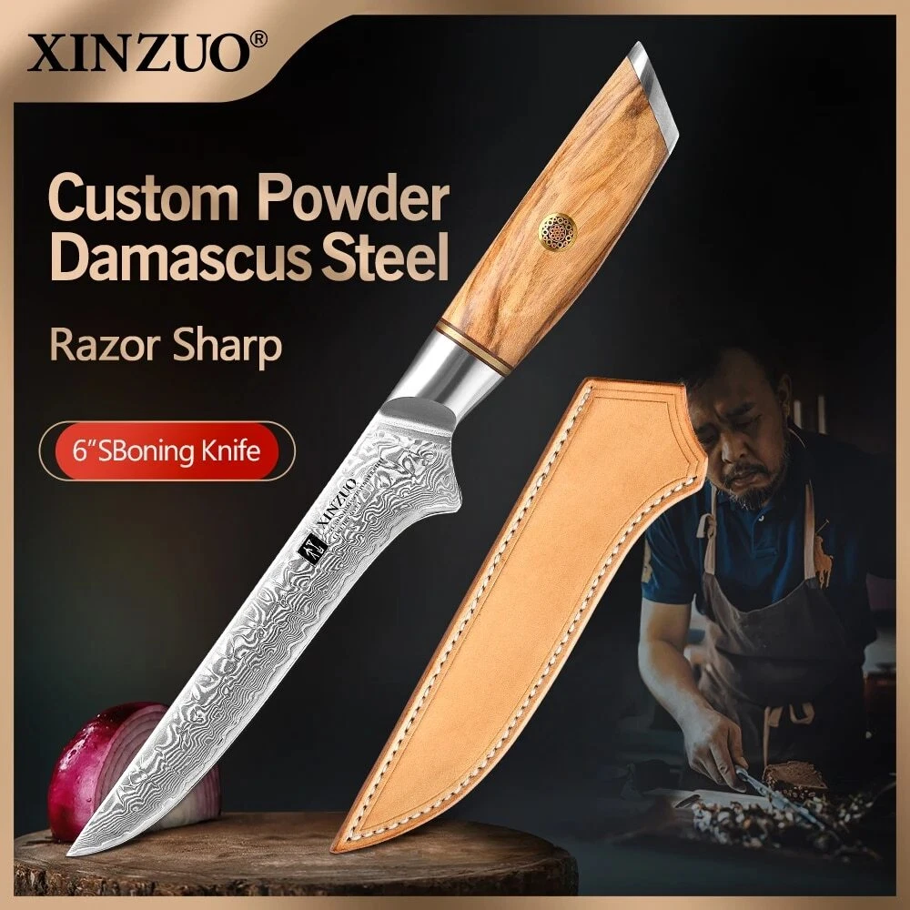 New 6" in Boning Knife 73-layer Damascus Steel Japanese Fish Filleting Knife