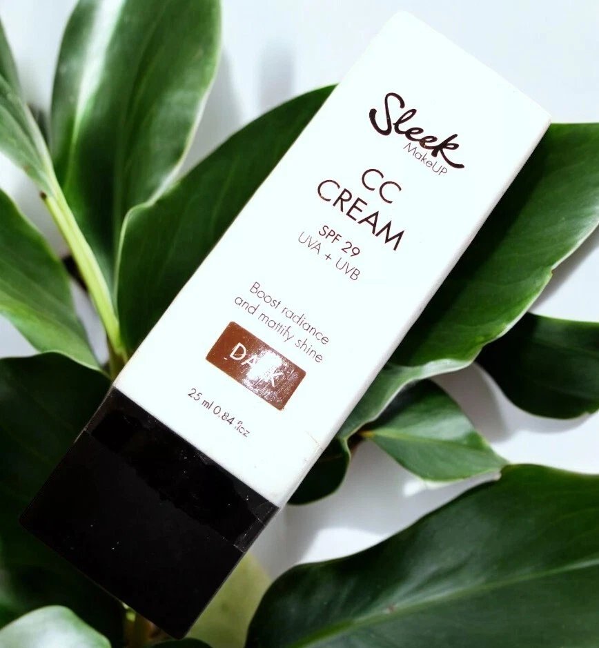 SLEEK CC Cream Foundation SPF 29 UVA + UVB Farbe Make Up Dark 25ml Top 💞 - Bild 4 von 4
