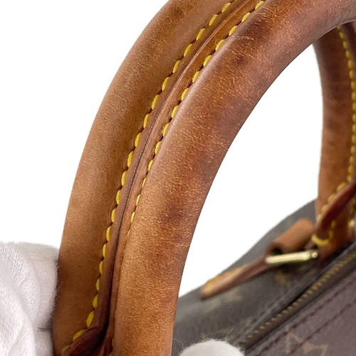 Louis Vuitton Monogram Speedy 25 Leather Fabric Brown Handbag 2991 - 第 14/24 張圖片