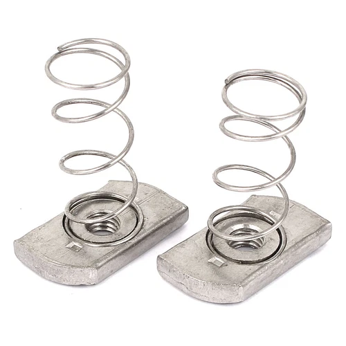 Stainless Steel Spring Nuts for Unistrut Channel CHOOSE SIZE & PKG QTY 316 - Picture 2 of 4