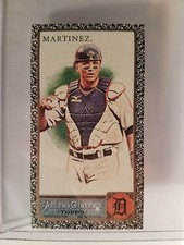 2011 Topps Allen & Ginter Victor Martinez Mini Black Border Blank Back RARE 1/1?