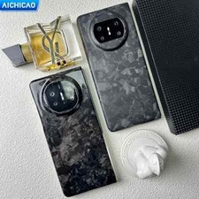 Funda de teléfono de carbono real ACC para Huawei Mate X5, fibra de aramida ultrafina anticaída