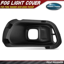 Front Passenger Side Fog Light Lamp Bezel Trim for Ford Ranger 2019-2023 Pickup