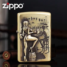American Cowboy Bar 3D Zippo Lighter US