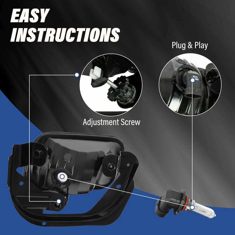 Faros antiniebla con juego de soportes para Dodge Ram 2500 3500 09-12 Ram 1500 2010-2018 Foto 2 de 4