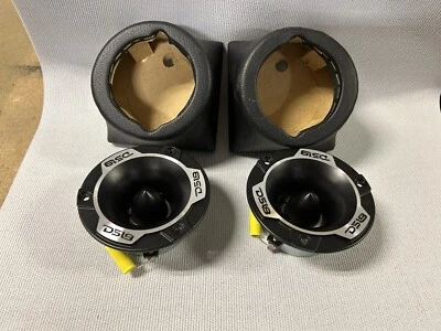 JOSE CAR AUDIO Volcan Tweeter Pods 2.75 Cut Out Universal tweeter Not Included Pair black