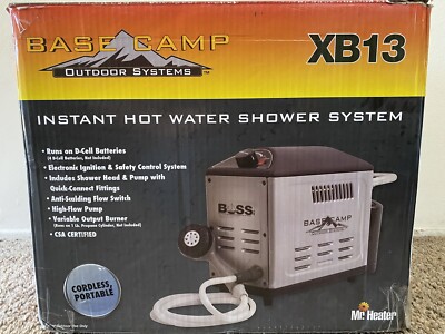 Heater BOSS-XB13 Basecamp Battery Operated Shower System Used Once  Works