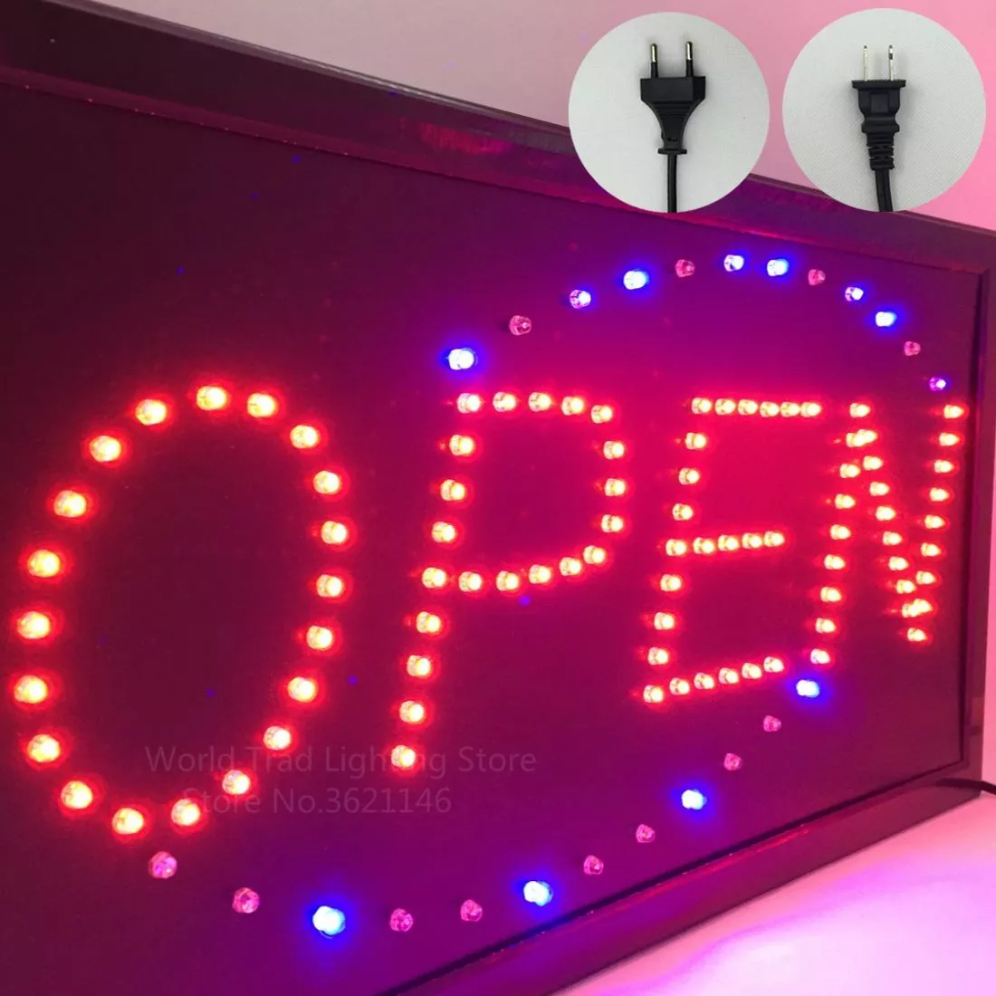 Open Neon Sign Led Store Logo Light Board Bright Business eBay