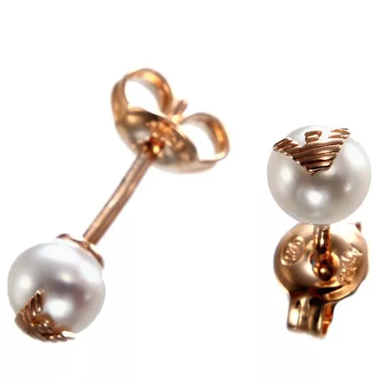 Armani 2024 pearl earrings