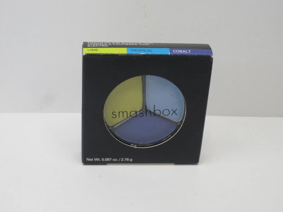 SMASHBOX PHOTO OP EYE SHADOW TRIO - LIME, TROPICAL & COBALT BOXED (LOT OF 2) - Image 2 of 4