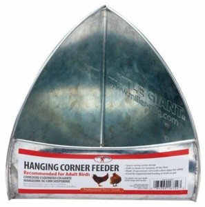 Miller Little Giant 167543 Hanging Corner Poultry Feeder Space