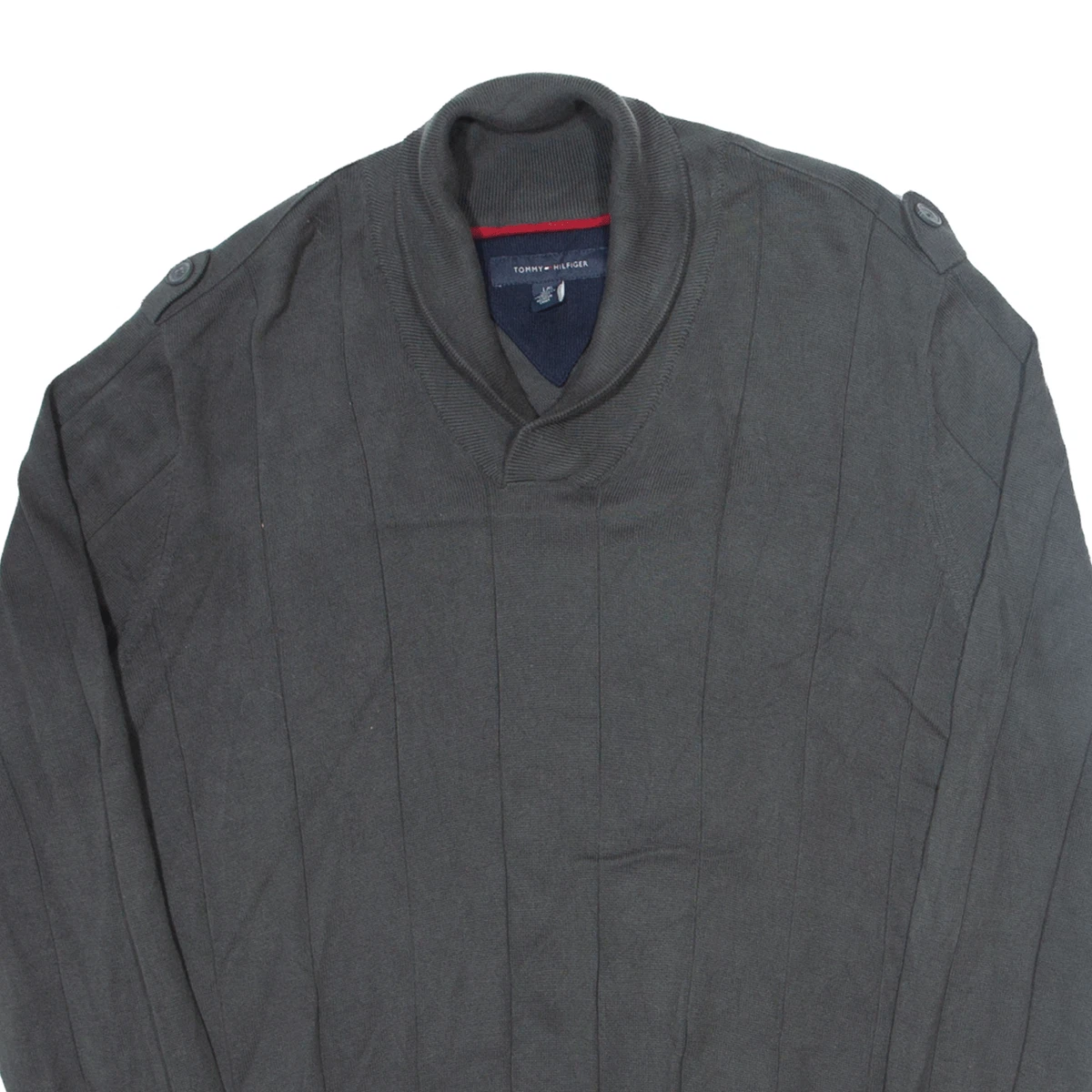 Grey tommy hilfiger jumper mens sale