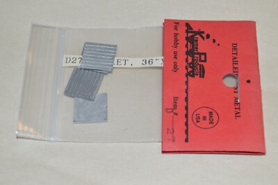 HO scale PARTS DETAILS Kramer Products D27 skid pallets (4) 36'' x 36''