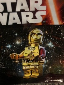 Lego Star Wars gold C-3PO droid red arm Exclusive