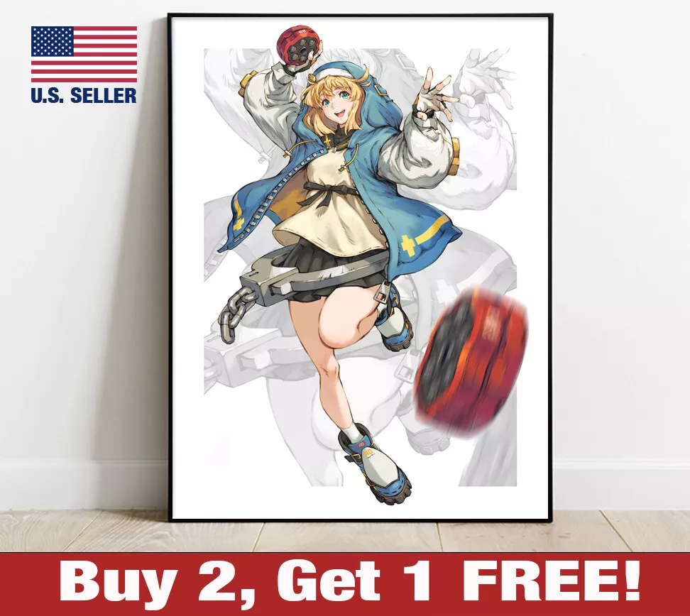 Guilty Gear Bridget Poster 18 x 24 Print Strive Game Room Wall Art Decor