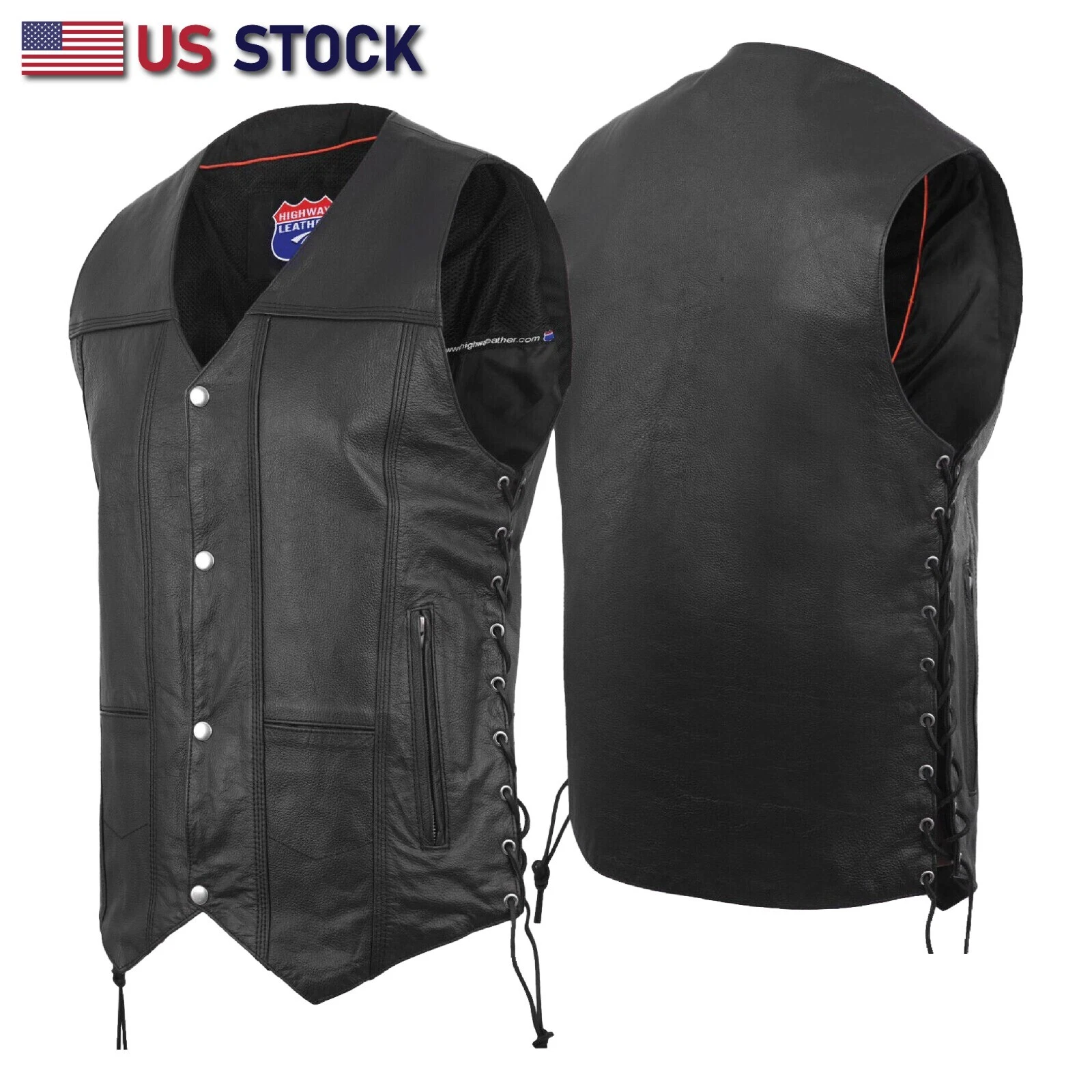 Mens Black Genuine Leather Motorcycle Vest-Multi Pockets Biker Style ANARCHY SOA
Opens in a new wind