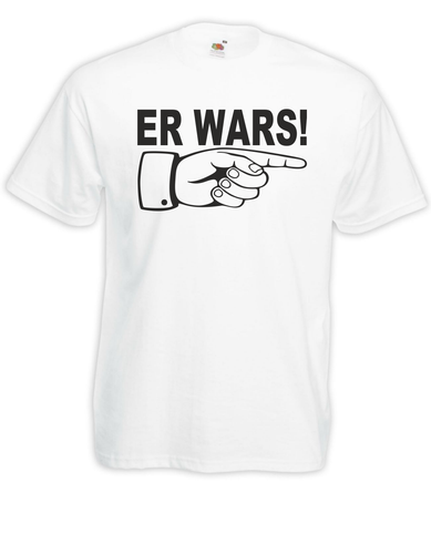 Herren T-Shirt Er wars I Sprüche I Fun I Lustig bis 5XL - Picture 3 of 11