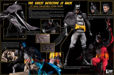 Noirtoyz 1/12 Dark Knight Batman Bruce Wayne Action Figure IN STOCK NEW EX Ver.