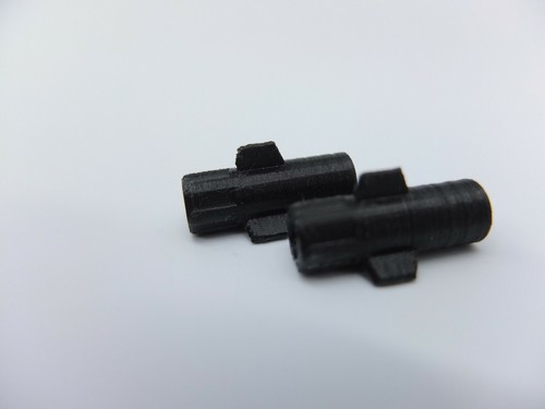Philips N 4522 4520 4450 etc Dreizack Arretierung 2 Stück Set 3D NEU Nachbau - Picture 3 of 3