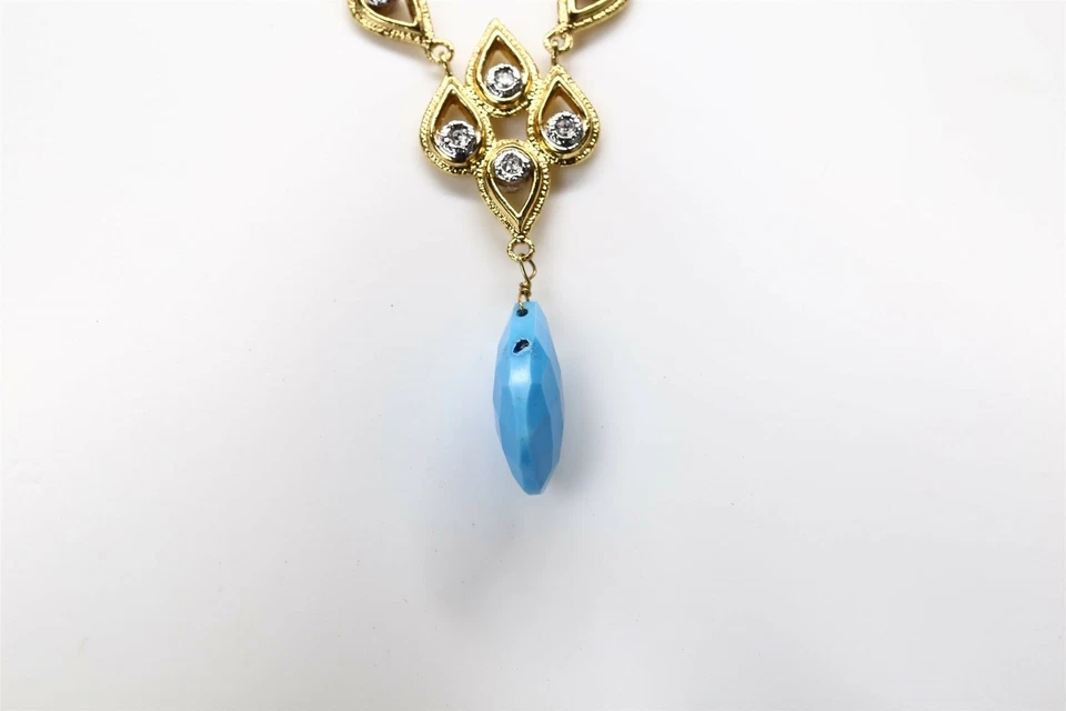 Collar Estación Larga Piedra Semipreciosa Coluliana Elementos ALEXIS BITTAR 13516 Foto 3 de 4