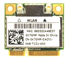 Dell K7GMP Realtek RTL8188CE 802.11b/g/n Wireless Half Mini Card
