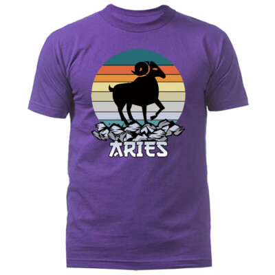 Aries Zodiac Sign Horoscope Astrological Graphic T-shirt