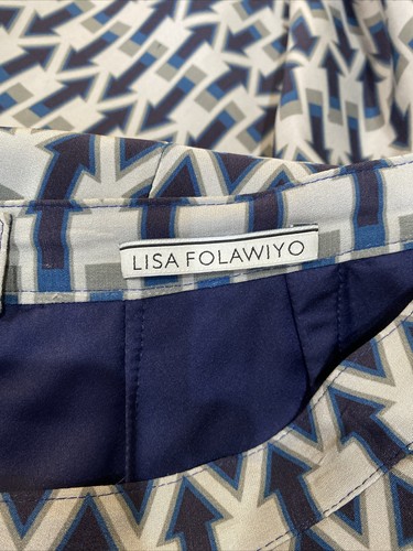 Lisa Folawiyo Skirt. Stylish A-line Skirt in a Beautiful Blue Color. Casual. - Picture 7 of 7
