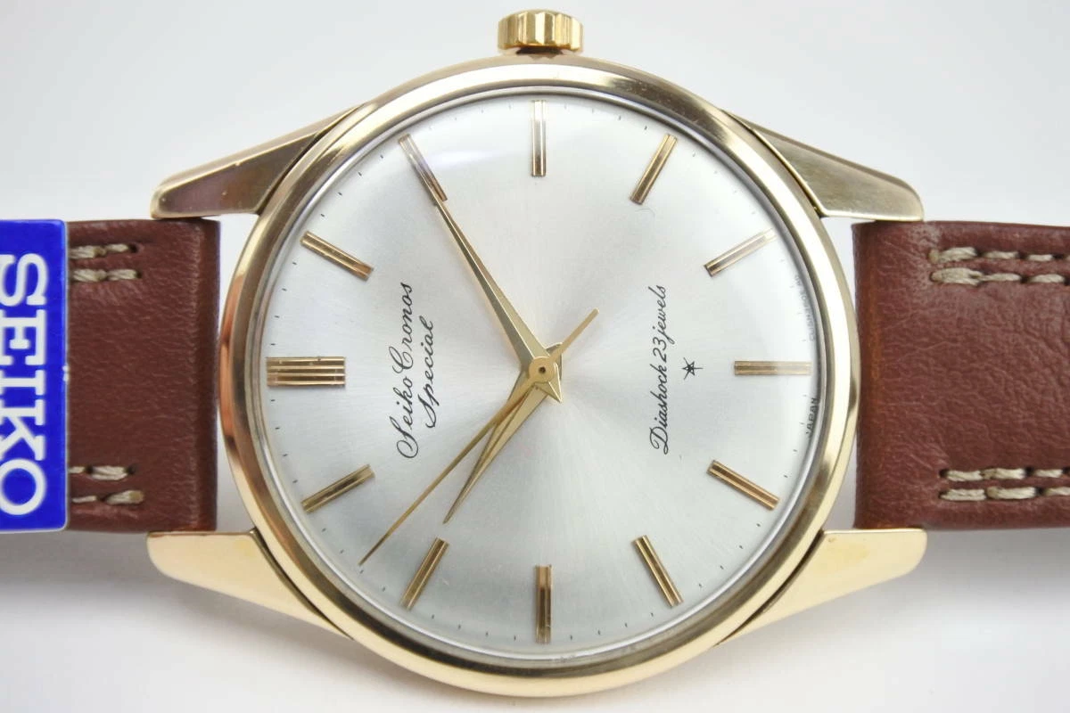 Seiko Cronos 15039 Vintage 23 Jewels Special Manual Winding Mens Watch Authentic