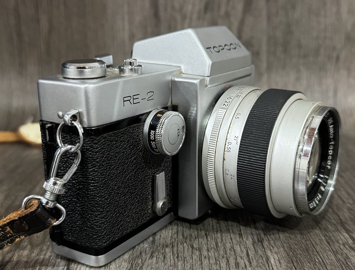 TOPCON RE-2 ＆RE-Auto topcor 58mm f1.8 TOPCON RE-2 35mm SLR Film Camera AUTO-TOPCOR 58mm f1.8 Lens