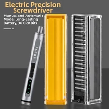 Electric Mini Screwdriver Set with Magnetic Bits for Precision Device Repairs