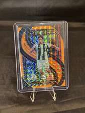 2024-25 Panini Select FIFA /125 Kenan Yildiz Orange Fluorescent Prizm Juventus