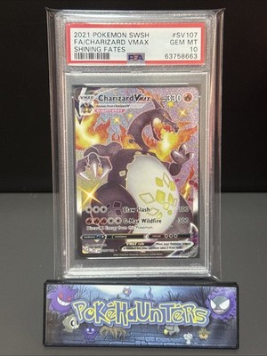 Pokemon Card Charizard VMAX SV107/SV122 Full Art Shining Fates PSA 10 GEM  MINT | eBay