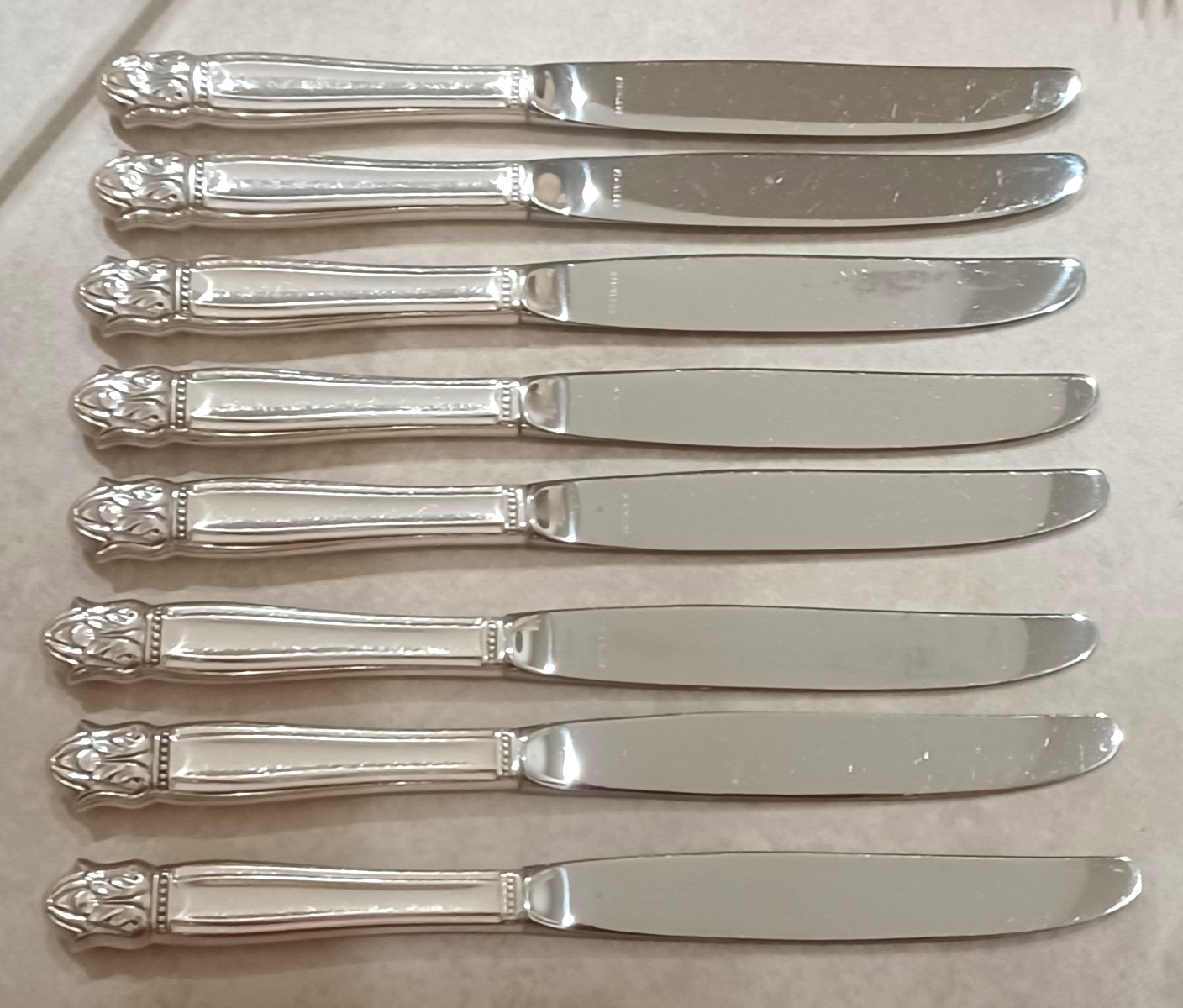 Holmes & Edwards 1938 Danish Princess Silverplate Flatware Service for 8