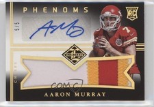 2014 Limited Rookie Phenoms Level 2 Gold Spotlight 5/5 Aaron Murray Auto 0af