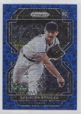 2022 Panini Prizm Tier III Blue Donut Circle /199 Spencer Strider Rookie RC 4z8