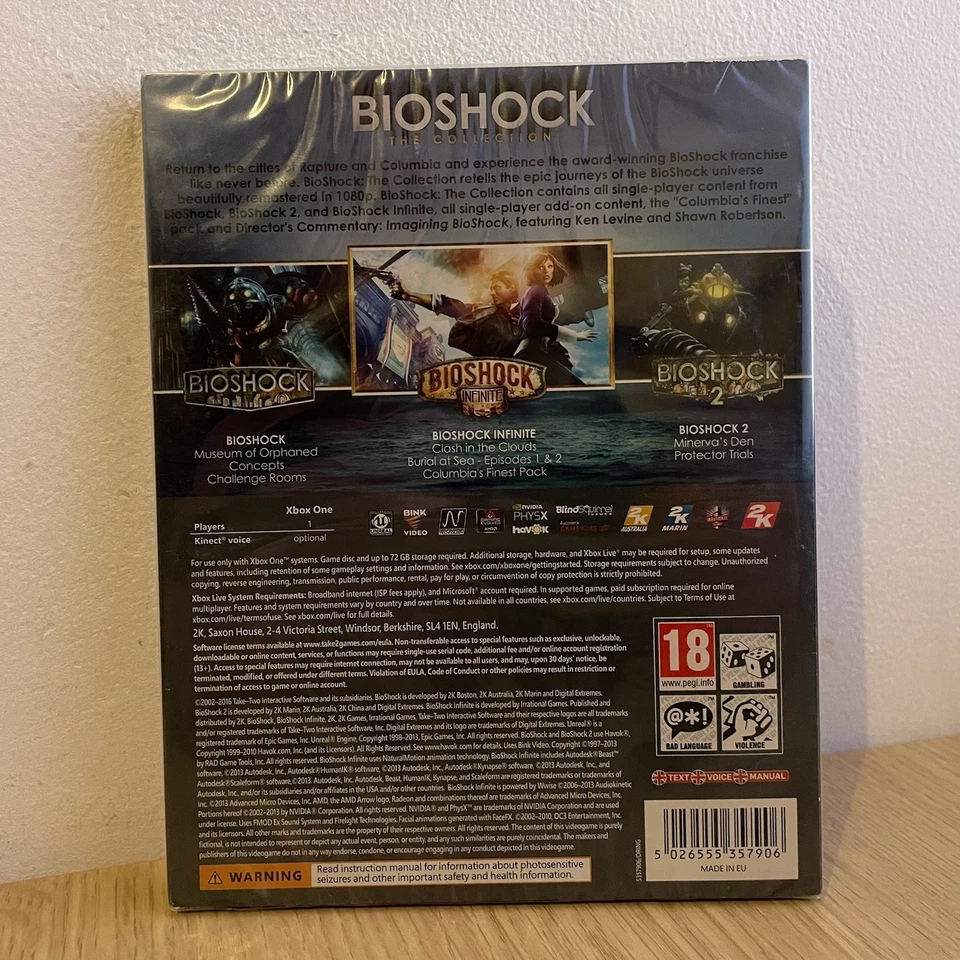 BioShock The Collection (Xbox One) [NEW & SEALED] ***RARE UK GENUINE** 🚚📦 - Image 3 of 4
