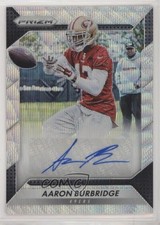 2016 Panini Prizm Rookie Blue Wave 134/149 Aaron Burbridge #RA-ABG Auto 1o3