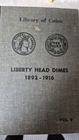 Library of Coins Album Liberty Head Dimes Barber 10C 1892-1916 Collection