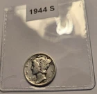 1944-S Mercury Silver Dime (M016) -WWII Year