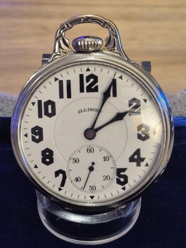 Illinois Sangamo Special 23j, 17s, 60hr, Railroad Grade Pocketwatch (SERVICED).
