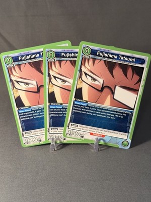 3x Union Arena: Solo Leveling - Fujishima Tatsumi - UE17BT/SLG-1-070 C. EN NM.
