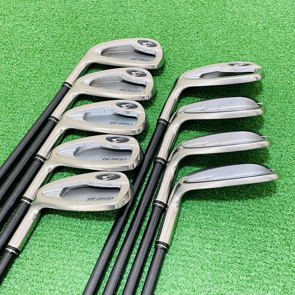 DUNLOP Left Handed Iron Set HI-BRID 4-9.P.A.S Graphite Flex R Left Handed STORE - Image 2 of 4