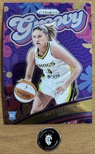 Jacy Sheldon 2024 Panini Prizm WNBA Base Set Groovy Rookie Insert #2 Wings