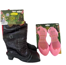 Wicked Movie Elphaba Boots Glinda Shoes Up To Size 13 Girls Witch Black Pink 2Pr