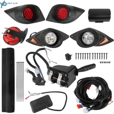 For Yamaha G29E G29A 2007-20 Turn Signal Horn Brake Golf Cart LED Light Kit 12V