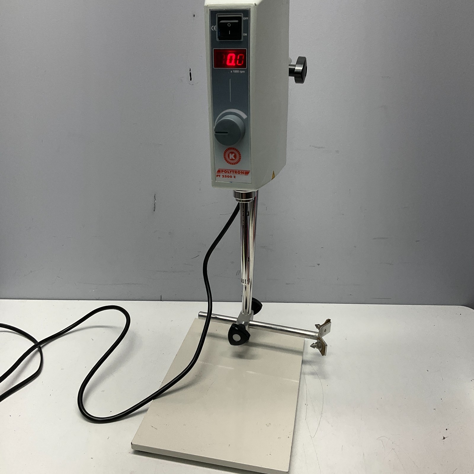 POLYTRON PT 2500 E  MIXER HOMOGENIZER  WITH STAND Tested and Working