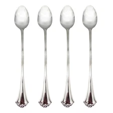 Reed & Barton Country French 18/10 Stainless Iced Beverage Spoon (Set of Four)
