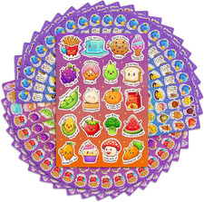 Punny Reward Stickers for Kids  Teachers   800 Cute Food-Pun Stickers, 40 Uniqu