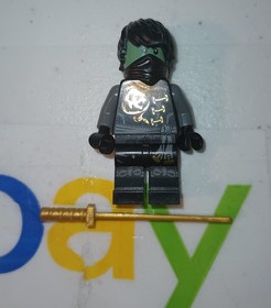 Lego Minifigure COLE  ghost  Skybound Ninjago The Green NRG Dragon 70593